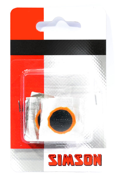 ronde bandenplakkers 16 mm zwart 8 stuks