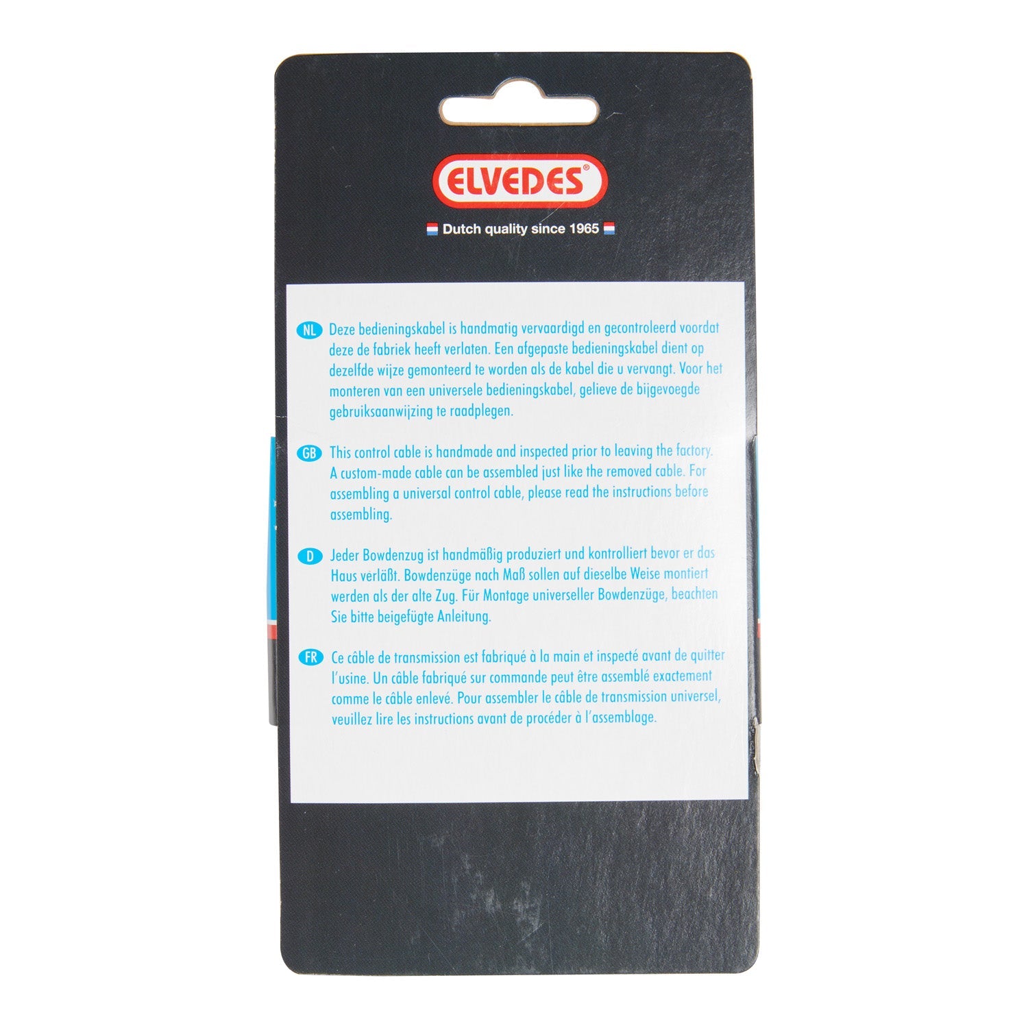 Voor remkabel nexus rollerbrake cpl. zilver 6284