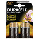 Duracell batterij plus power mn1500 lr6 aa per 4 op kaart