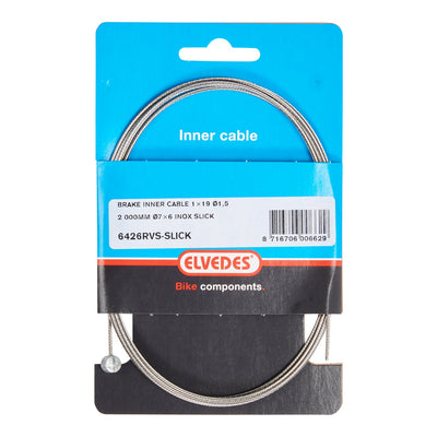 Elvedes cable systems bv elvedes rem binnenkabel 2000mm rvs slick �1,5mm t-nippel
