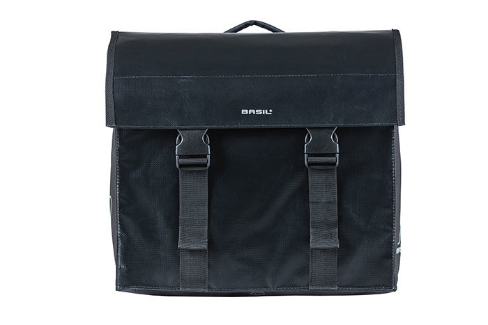 Basil Urban Load dubbele fietstas MIK, waterdicht, zwart, 48-53L