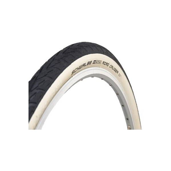 Schwalbe road cruiser 47-622 (28x1.75) zwart wit reflex