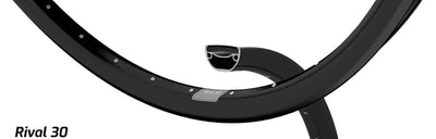 Ryde b.v. velg 28' - 14 622 rival30 disc zwart 32 gts.