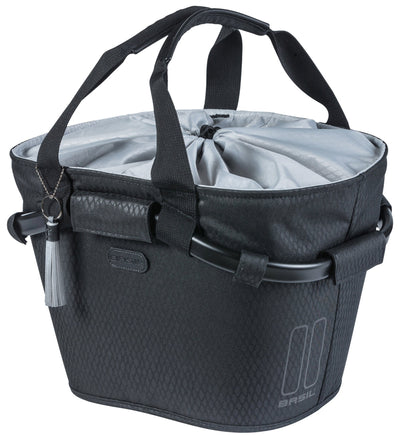 Basil b.v. basil 11254 noir carry all fronts basket midnight black