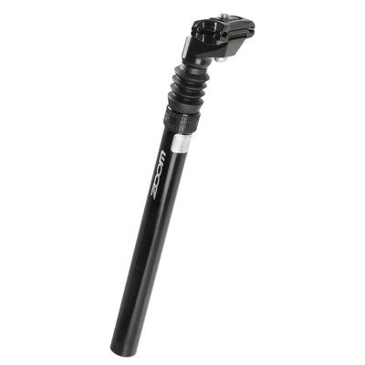 Messingschlager zoom zadelpen atb 25.4 alu. zwart verend 350 mm.