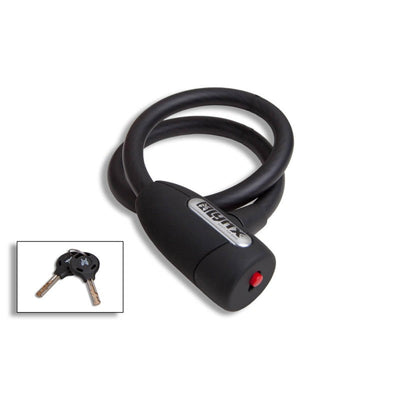 Lynx Kabelslot 60cm - gehard staal, auto-click, inclusief 2 sleutels