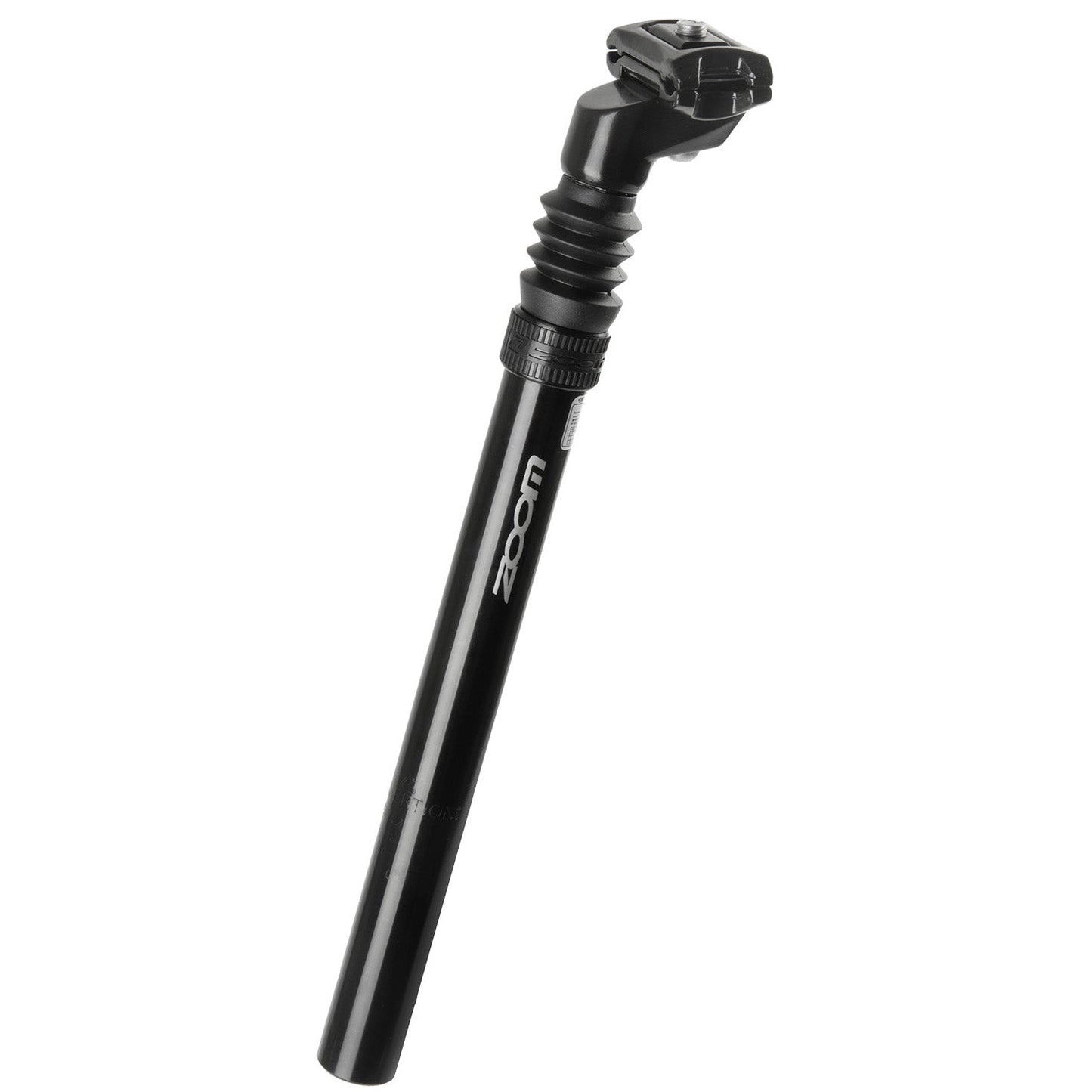 Messingschlager zoom zadelpen atb 25.4 alu. zwart verend 350 mm.