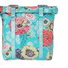 Basil Bloom Field dubbele fietstas - waterdicht, gerecycled PET - 28-35L - sky blue