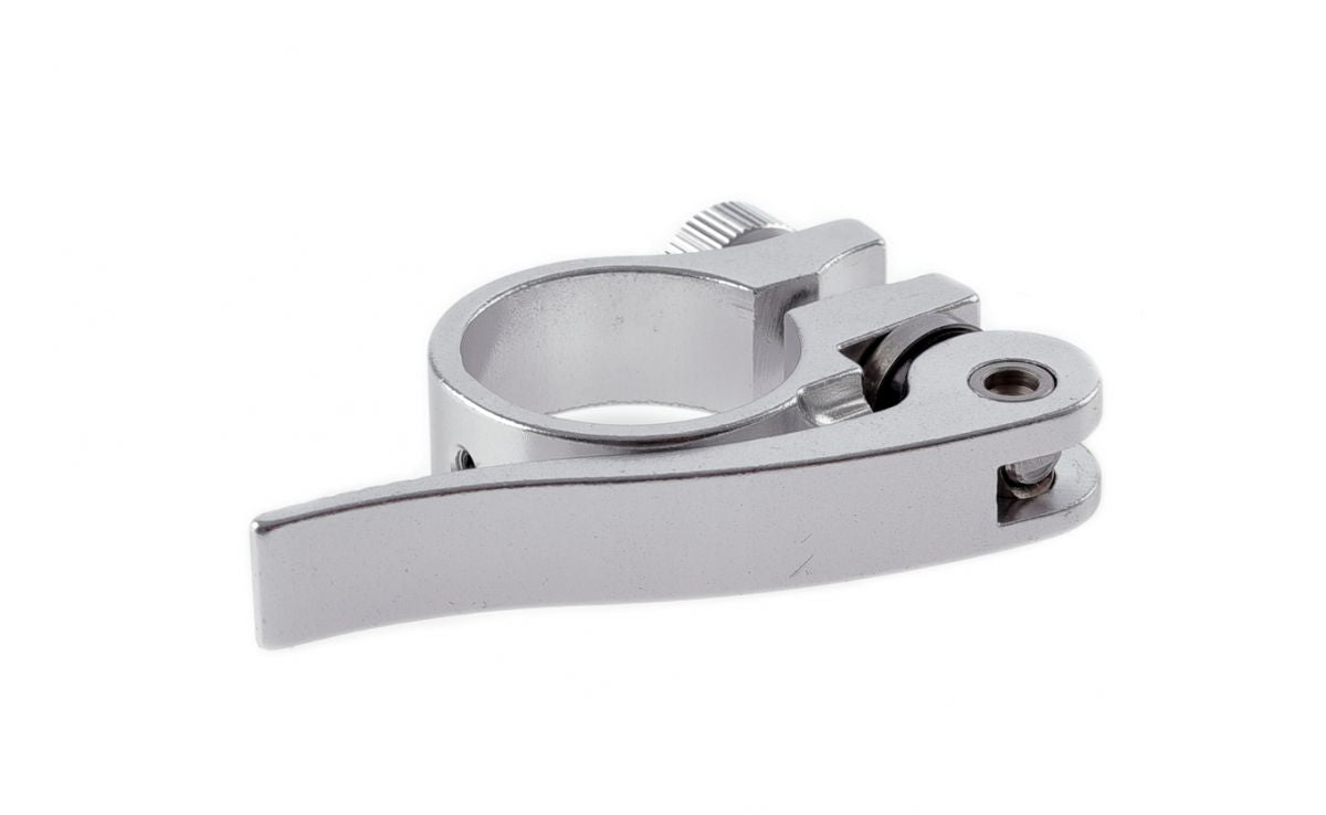 Buzaglo mirage zadelpenklem gny met qr 31.8 mm zilver