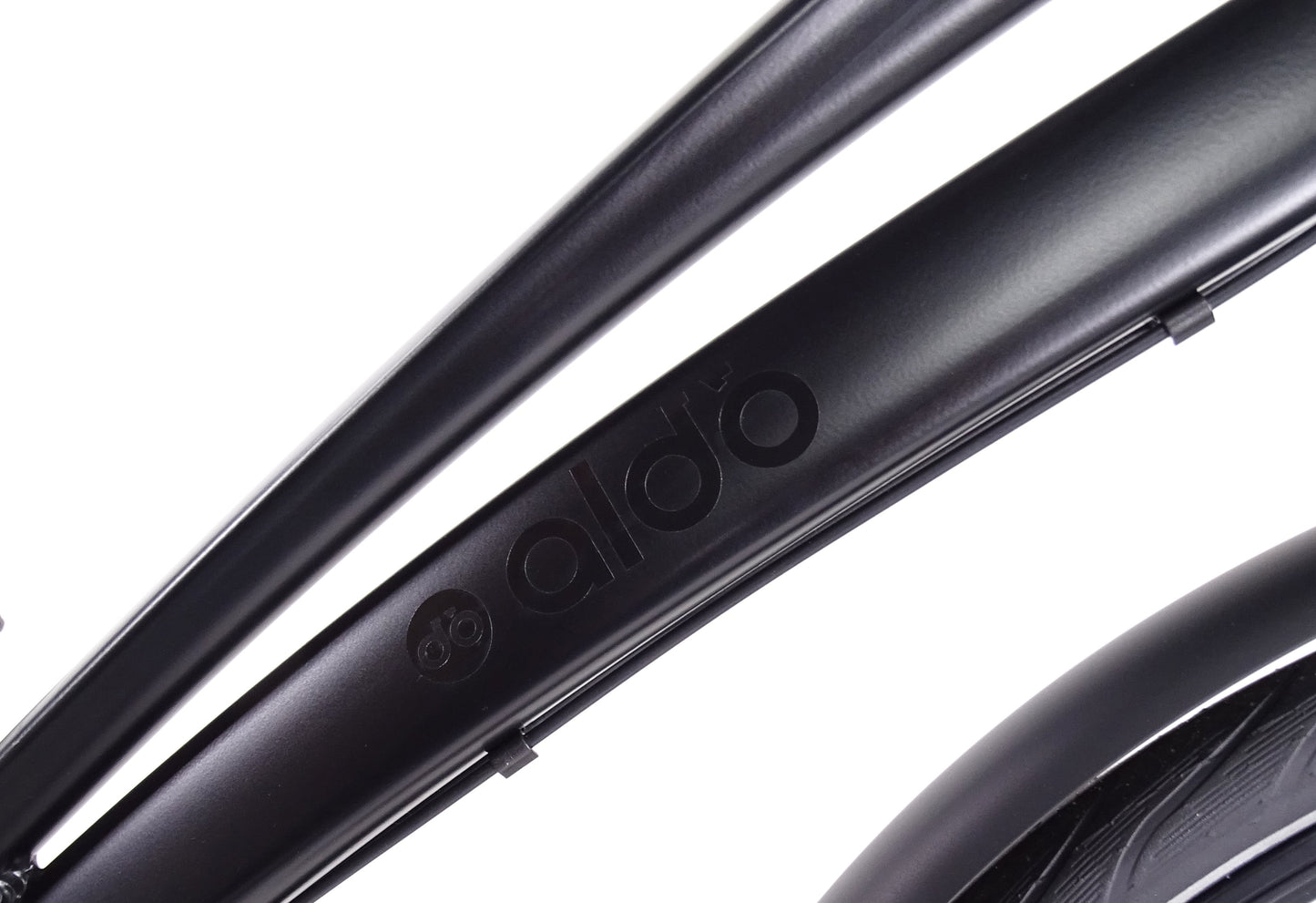 Aldo 28 inch c7 fiets alu ds50 mat zwart 7v rollerbrake