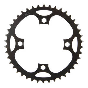 Messingschlager samox e-bike kettingblad 38t bcd 104 mm. 1 2x3 32 en 11 128 staal zwart