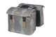 Basil Elegance dubbele fietstas, gerecycled PET, waterkerend, MIK, zwart, 40-49L