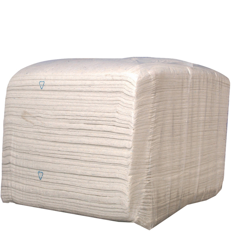 Kroon-oil wegwerp poetsdoeken werkplaats 10kg. wit 15003