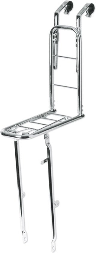 Basil b.v. basil 50379 front carrier slim fit. smal. met veerklem. chroom