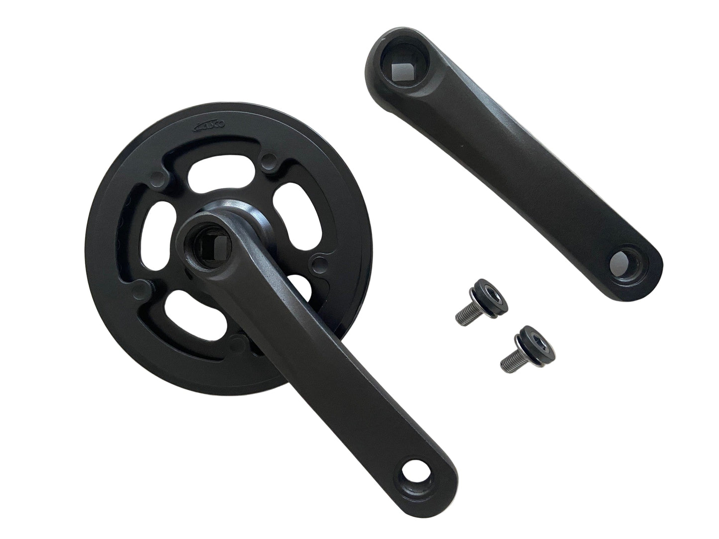 Hulzebos cycle parts b.v. lasco crankset 32t 140mm dubbele beschermrand zwart