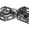 Buzaglo tecora e pedaal all mountain combi + spd zwart
