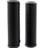 Simson Handvatten Leder Zwart Lang - Leren handvatten voor lifestylefiets - 13cm - Zwart