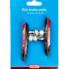 remblokken V-brake 72 x 14 mm zwart 2 stuks