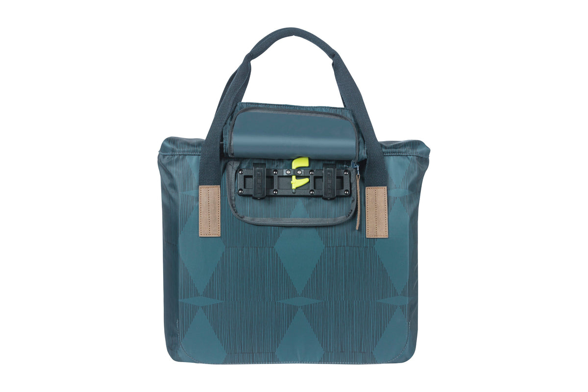 Basil Elegance fietsshopper, Choose Green, unisex, stadfiets, estate blue
