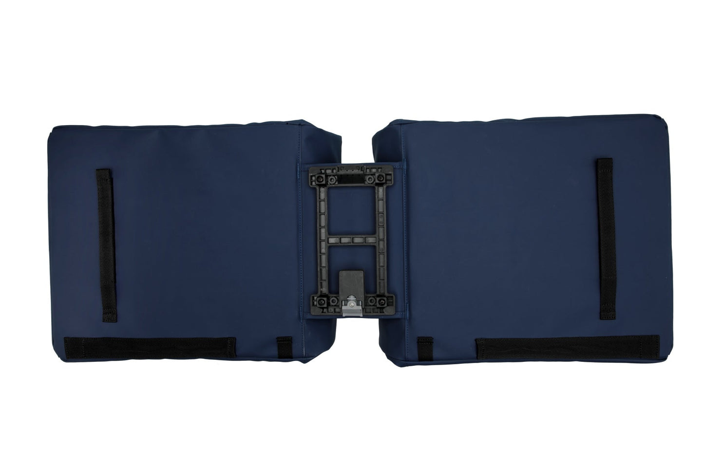 Burgers - new looxs new looxs ® odense double mik - dubbele fietstas - geschikt voor elektrische fietsen - afneembare tas voor mik bagagedrager - waterafstotend polyester - 39 liter - dark blue