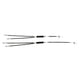 Messingschlager bmx freestyle kabel 520 mm.