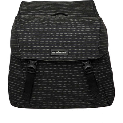 Joli Dubbele Fietstas - MIK Adapter - Waterafstotend - Nomi Black