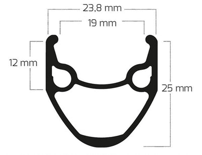 Ryde b.v. velg 28' - 14 x-plorer 28 -622 sam cnc