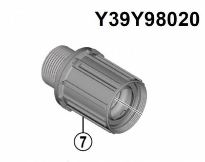 Shimano cassettebody 8 9 10-speed |fh-m6010
