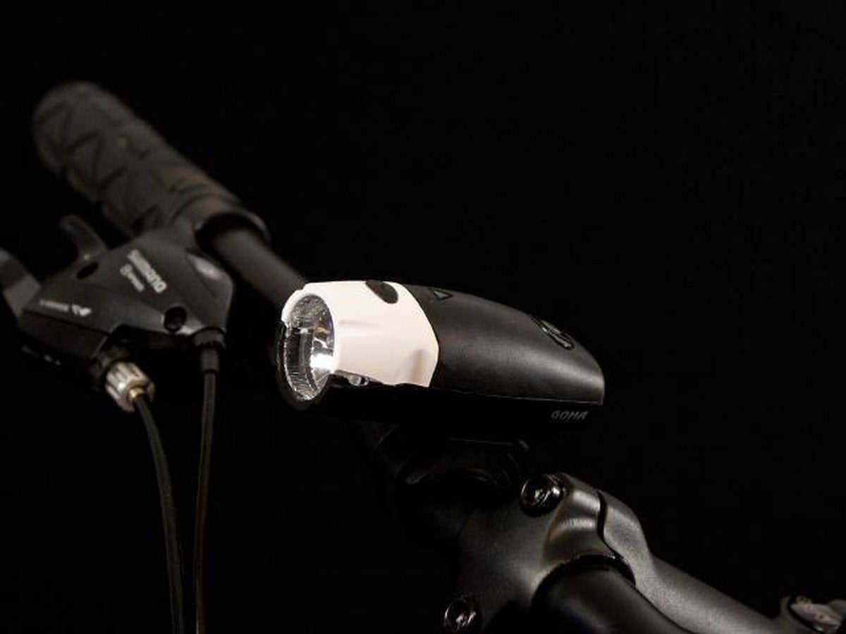 Spanninga metaal b.v. spanninga goma koplamp 2 x aa batterij display 10 + 1 gratis