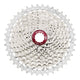 SunRace csmx3 10 speed cassette 11-42t. zilver metallic