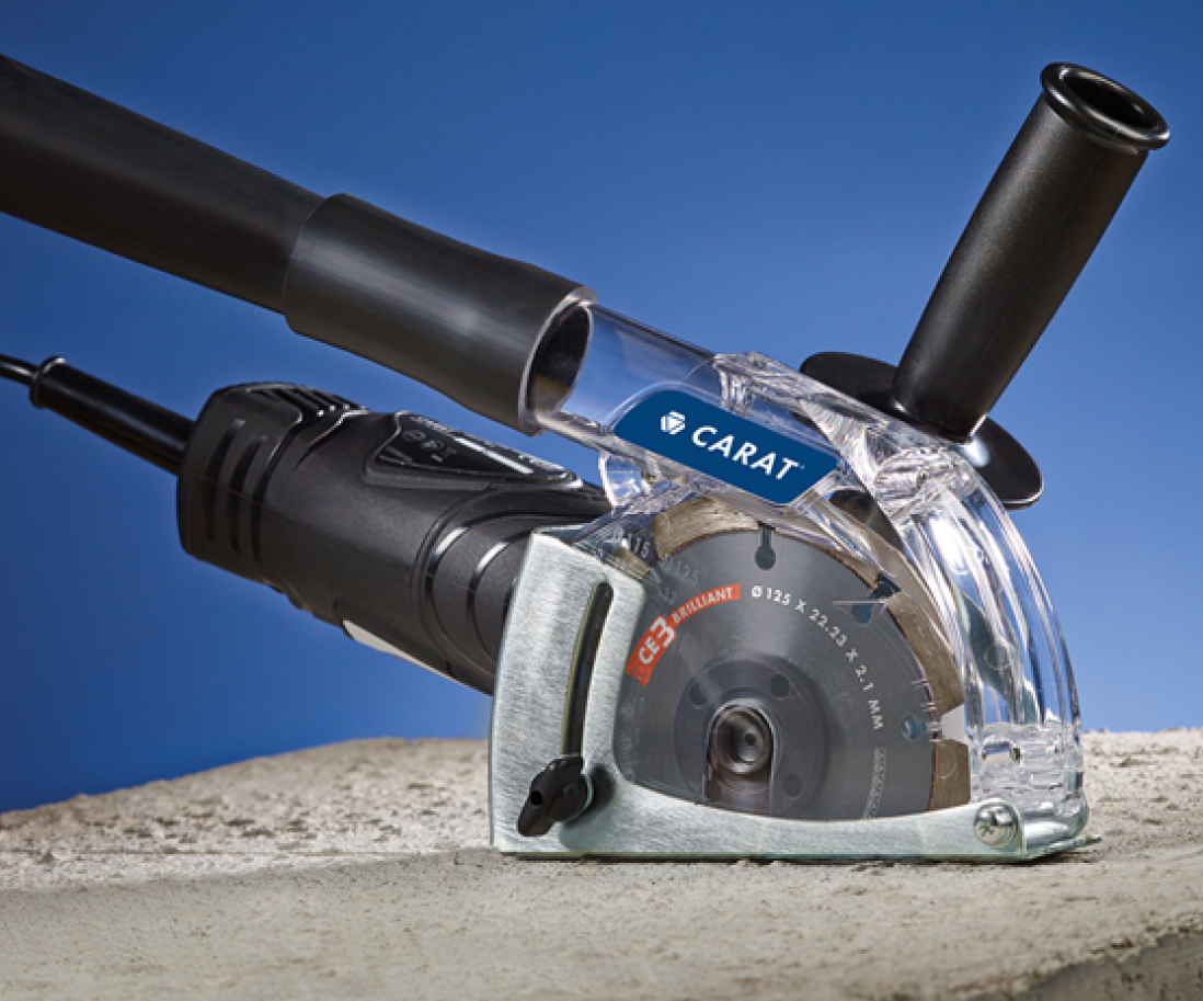 Carat dustprotect transparante stofkap haakse slijper 125mm - dpz0100000