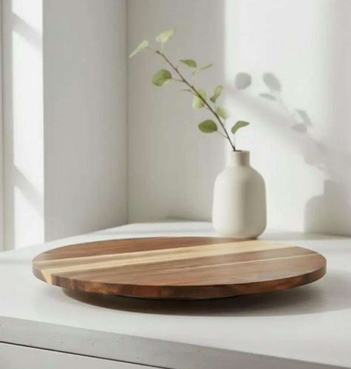 Lazy susan draaiplateau acacia ø35cm