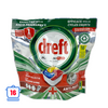 Dreft vaatwastabletten platinum plus all in one anti-matt lemon 16 stuks