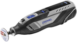 Dremel 8250-5 65 platinum+ - multitool - inclusief 2x 12v 2.0 ah accu - 65 accessoires - detailhandgreep - lijn-en circkelgeleider - bewerkingsplatform - comfort guard hulpstuk - frees hulpstuk - lader - - afbeelding 2