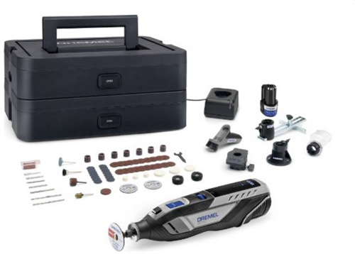 Dremel 8250-5 65 platinum 12v accu multitool set | incl. 2 ah accu + lader | in koffer - f0138250jf