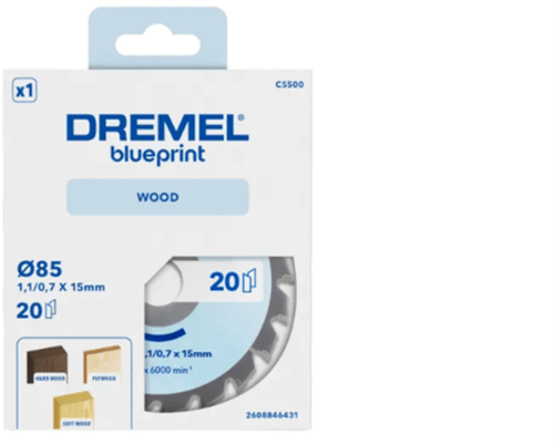 Dremel blueprint wood 6431 zaagblad voor hout | 85 mm - 2608846431
