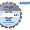 Dremel blueprint wood 6431 zaagblad voor hout | 85 mm - 2608846431