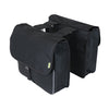 Dresco basic shopper dubbele fietstas 26 liter nylon zwart