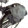 Dresco basic shopper dubbele fietstas 26 liter nylon zwart