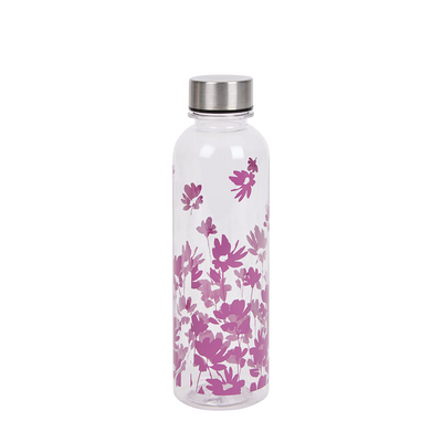 Drinkfles purple flower 500ml