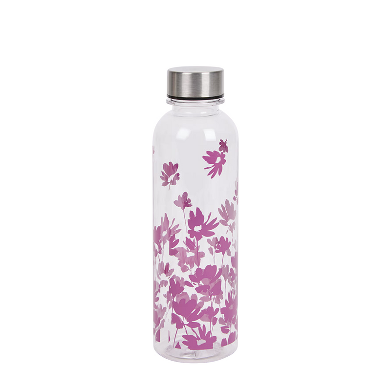 Drinkfles purple flower 500ml