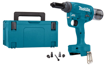Makita drv250zj 18v blindklinknageltang t m 6,4 mm | zonder accu's en lader - drv250zj