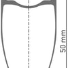 Dt swiss arc 1100 dicut® 50 28 cl shimano hg carbon rear wheel