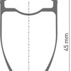 Dt swiss erc 1400 dicut 45 28 cl shimano hg carbon rear wheel