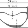 Dt swiss exc 1200 classic 29 30 carbon cl boost deg90 sram xd hinterrad