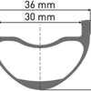 Dt swiss exc 1501 spline® one 30 carbon 6-bolt deg 90 boost 29 rear wheel