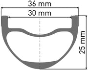 Dt swiss exc 1501 spline® one 30 carbon 6-bolt deg 90 boost 29 rear wheel - afbeelding 2