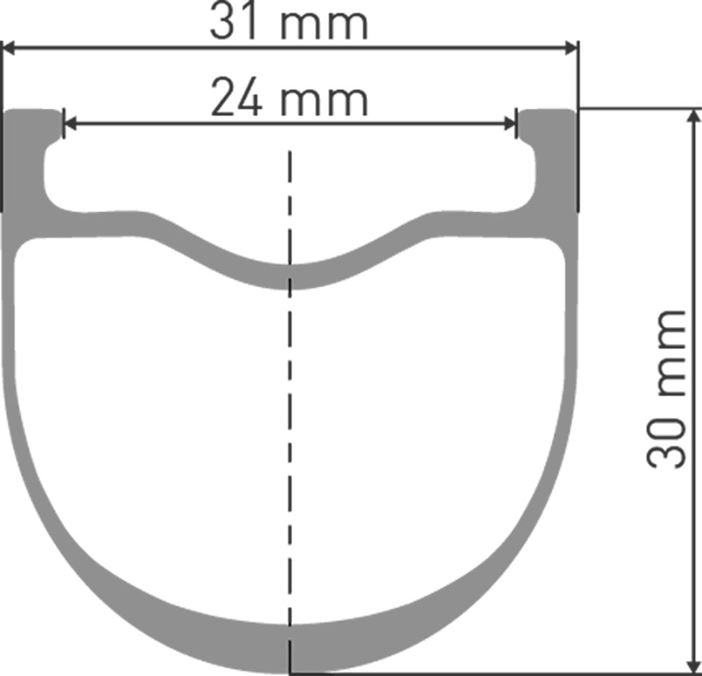Dt swiss grc 1100 dicut® 30 28 disc vorderrad