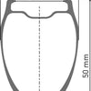 Dt swiss grc 1100 dicut® 50 28 cl shimano hg rear wheel