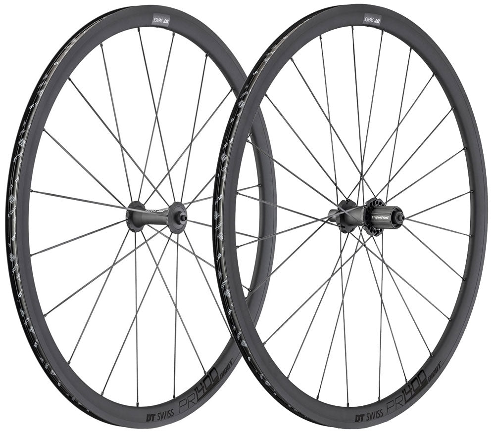 Dt swiss pr 1400 dicut oxic clincher 32mm wheelset